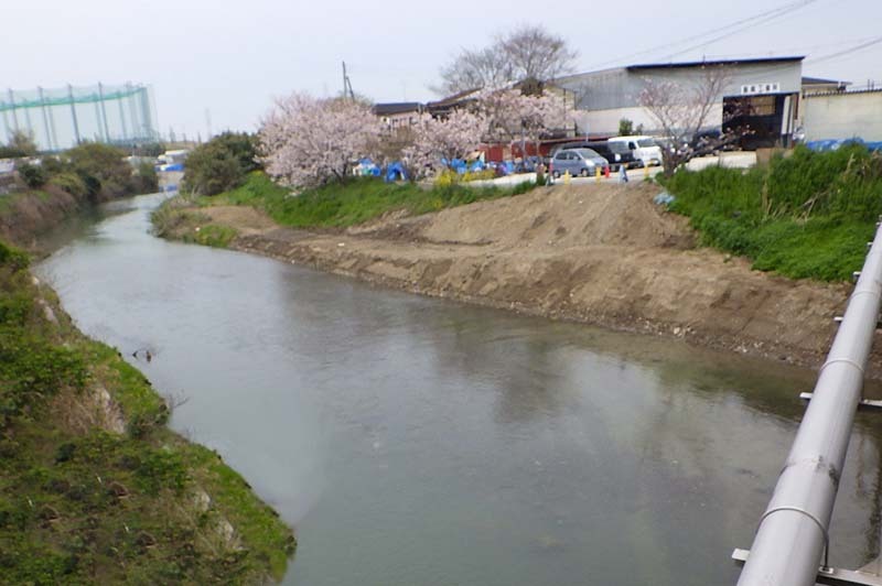 二級河川 金熊寺川 河道掘削工事(R1幡代橋上流)